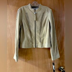 Suede Jacket by Blanc Noir